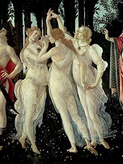 Le Tre Grazie Detail Of Primavera Poster Print By Sandro Botticelli