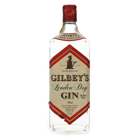 Gilbeys London Dry Gin 1980s Whisky Auctioneer