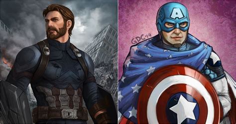 Cs 10 Pieces Of Captain America Fan Art We Adore Screenrant