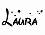 Vinilos decorativos con nombre Laura para decoración de tus paredes con ...