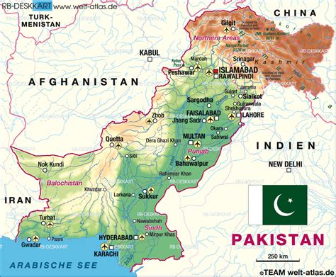 Indian Subcontinent Map Pakistan Map Pakistan Banglad