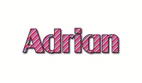 Adrian Logo Outil De Conception De Nom Gratuit à Partir De Texte