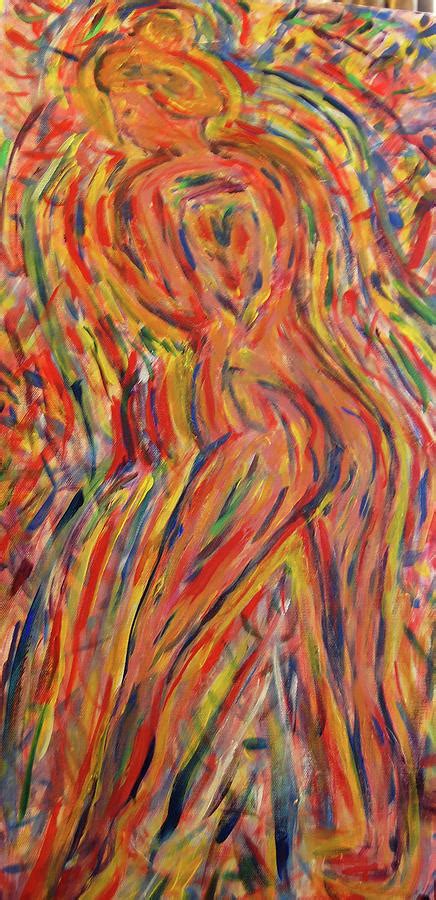 Moving Nude Painting By Carolyn Donnell Pixels