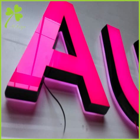 Small Acrylic Letters Mini Solid Type Led Signage Manufacturer Ids
