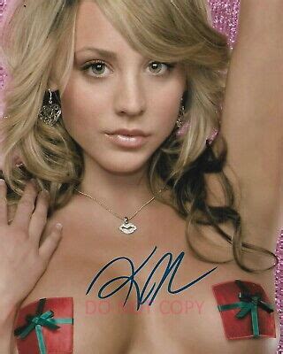 Kaley Cuoco Autographed Signed 8x10 Photo Presents The Big Bang Theory