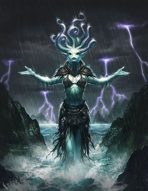 Water Mage By Cribs On Deviantart World Mythology Mythology Art D D
