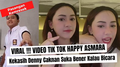 Viral Video Tik Tok Happy Asmara Netizen Penuhi Komentar Pacar
