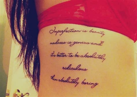 My New Quote Tattoo