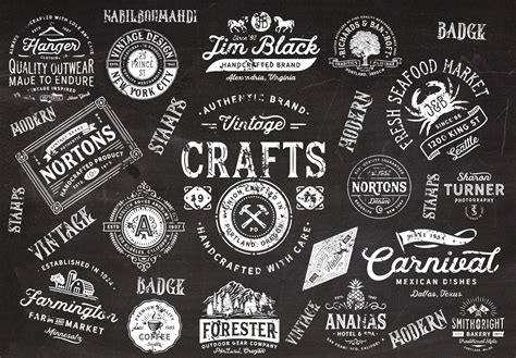 25 Beautiful Vintage Logos For Design Inspiration Gambaran