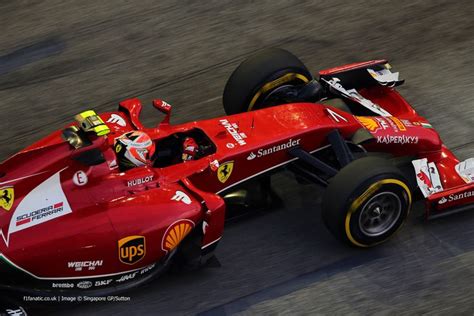 Kimi Raikkonen Ferrari Singapore 2014 F1 Fanatic Singapore Grand