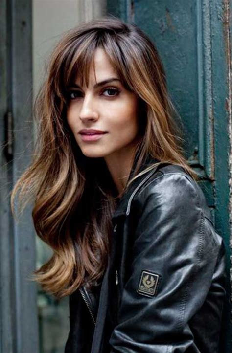 20 Best Long Bangs Long Hair Hairstyles And Haircuts 2016 2017