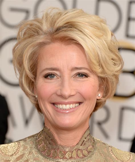 Movie news, entertainment, and all things hollywood, pop culture, music, and politics. Emma Thompson Short Wavy Cut - Short Hairstyles Lookbook - StyleBistro