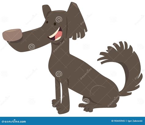 Funny Dog Cartoon Animal Stock Vector Illustration Of Cartoon 90445945