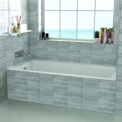 Fine Fixtures The Alcove Collection 60 X 32 Drop In Soaking Bathtub