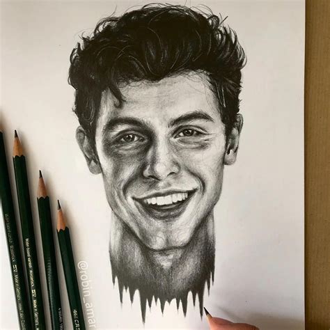 Pencil Sketch Pencil Art Sketch Book Shawn Mendes Portrait Drawing