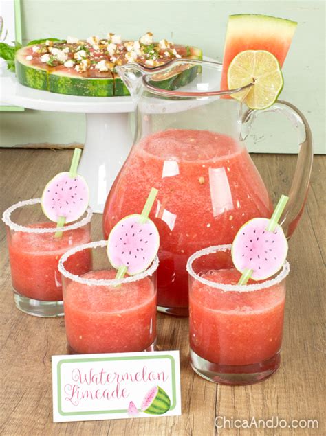 Watermelon Bar Party Printables Chica And Jo