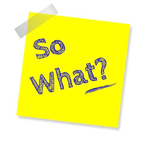 So What Yellow Sticker Note Post · Free Image On Pixabay