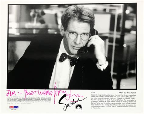 Lot Detail Harrison Ford Signed Inscribed 8 X 10 Press Kit Photo