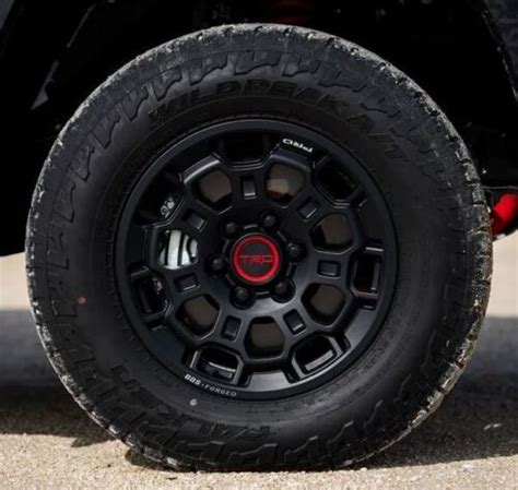 Genuine Toyota 2022 And Newer Tundra Trd Pro Flat Black 18 Bbs Forged