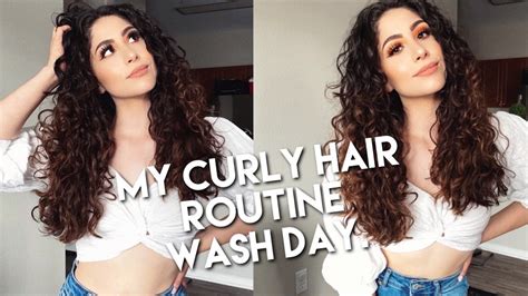 My Curly Hair Routine 2b2c Curls Defined Soft Curls 2020 Youtube