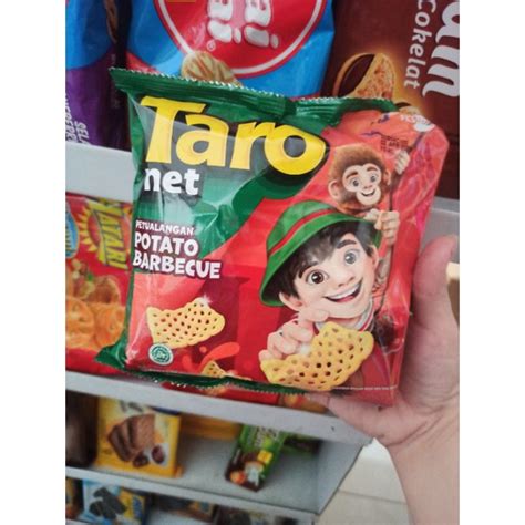 Jual Snack Ringan Taro Net Potato Barbeque 32gr Shopee Indonesia