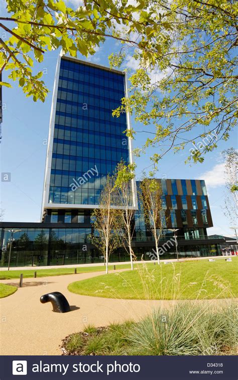 Modern Buildings At Media City Salford Quays Stock Photo Alamy