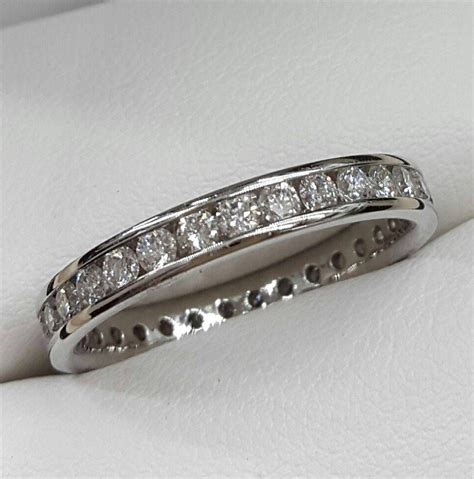 Costco Mens Wedding Bands Hammered Look White Gold Men S Wedding In Platinum Wedding Bands Costco 