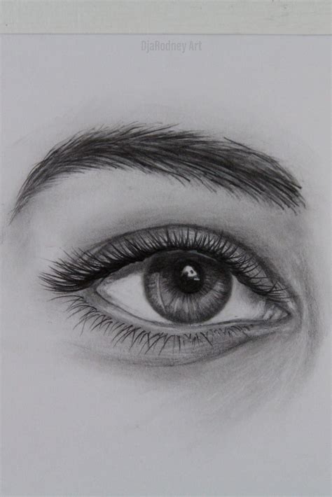 How To Sketch A Realistic Eye At Drawing Tutorials