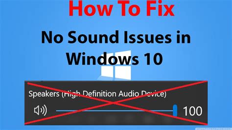 Why Is My Sound Not Working On Youtube - Windows 10 - How to Fix No Sound Issues - YouTube