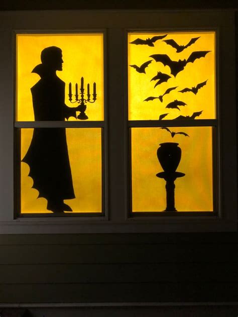 Amazing Diy Halloween Window Silhouette Ideas For Spooky Halloween P
