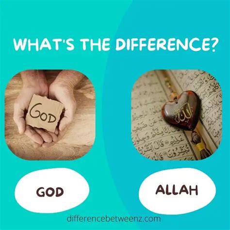 Difference Between God And Allah Difference Betweenz