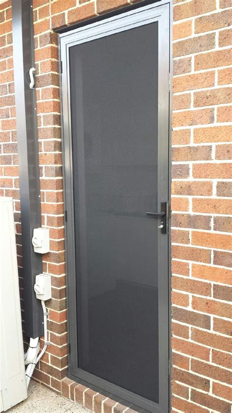 Stainless Steel Mesh Doors In Melbourne Steel Door Design Aluminum