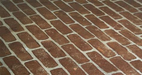 The Virginia House Faux Stained Brick Floor Tutorial Use Porch Paint