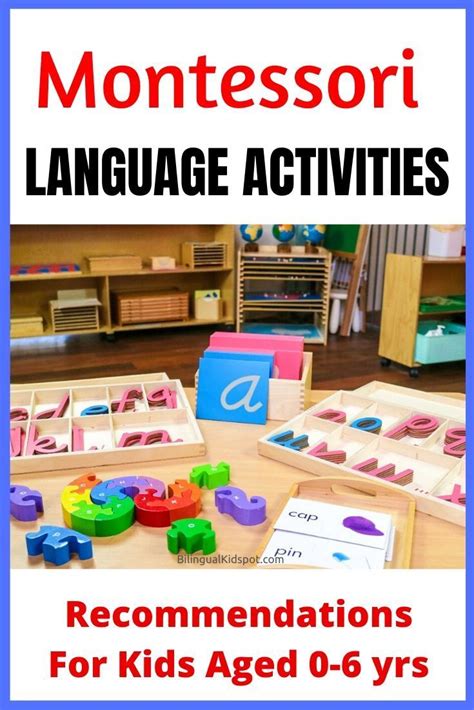 Montessori Language Development Montessori Activities And Materials For
