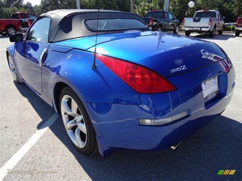 2006 Nissan 350z Touring Roadster In Daytona Blue Metallic Photo 3