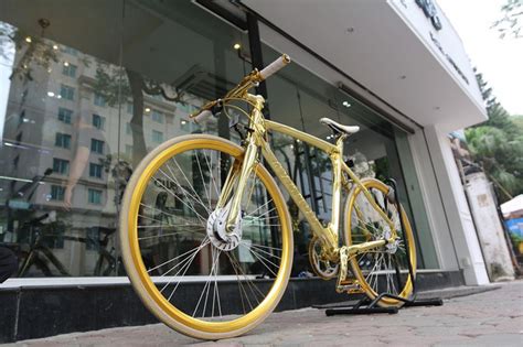 Xe đạp Mạ Vàng Hơn 1 Tỷ đồng Của đại Gia Hà Nội Tin Tức Các Loại Xe 24h