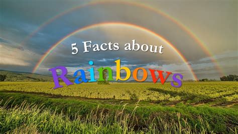 5 Facts About Rainbows Youtube