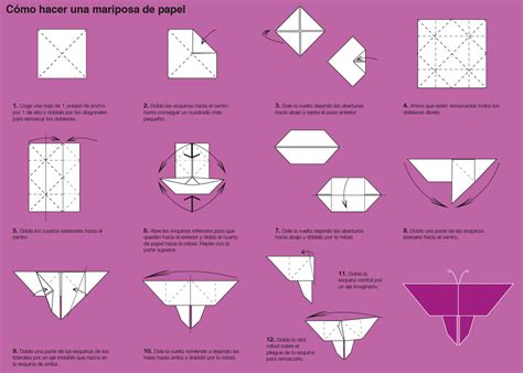 Como Hacer Mariposas De Origami Imagui