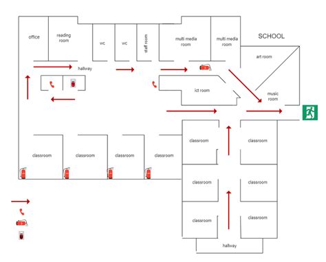 School Floor Plan Template Free