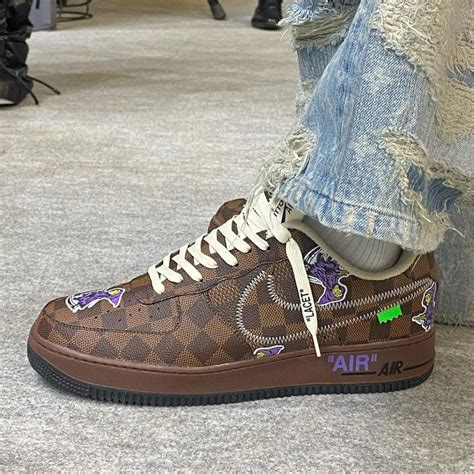 Louis Vuitton X Nike Air Force Low Release Date Sbd