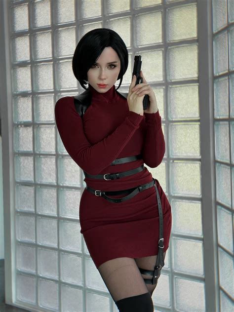 ada wong from resident evil cosplay by sweetiefox r cawwsplay