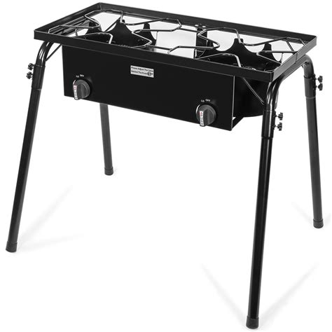 It's easy to see how early humans were so enamored with it, especially when we're out in the difference is dramatically noticeable in woks, which rely on the extremely high heat of gas burners. Propane Stove 2 Burner Gas Outdoor Portable Camping bbq ...