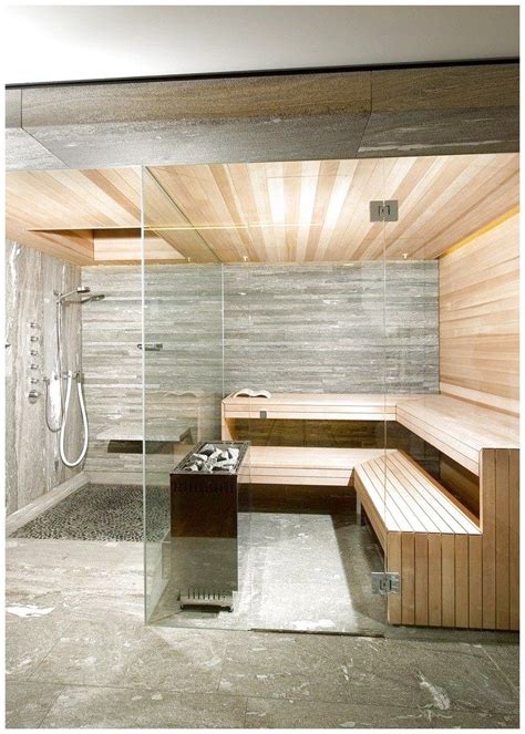 Cozy Sauna Shower Combo Comforting Your Bathe Activities Beautiful