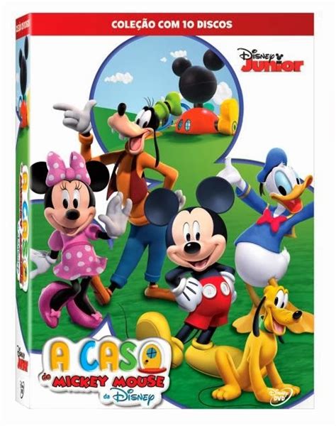 Disney Club A Casa Do Mickey Mouse Coleção Com 10 Dvds