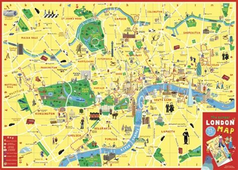 Walking Map Of London Attractions