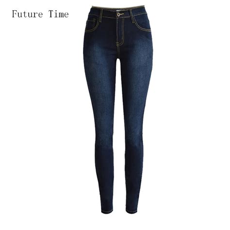 2017 New Women Jeans Sexy Push Up Hip High Waist Slim Pencil Pants Jeans Woman Tight Elastic