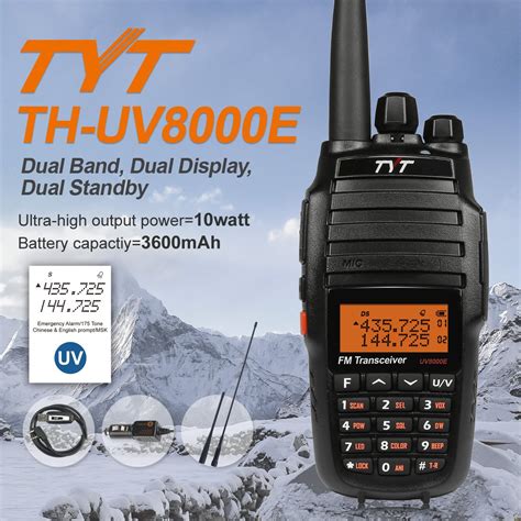 Discussions on issues of the day. TYT UV8000E Dual Band Two-Way Radio, Walkie Talkie ...
