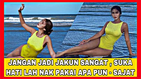 Jangan Jakun Sangat — Netizen Meluat Tengok Sajat Berbikini Di Pantai — Fuhhh Seram Juga Tengok