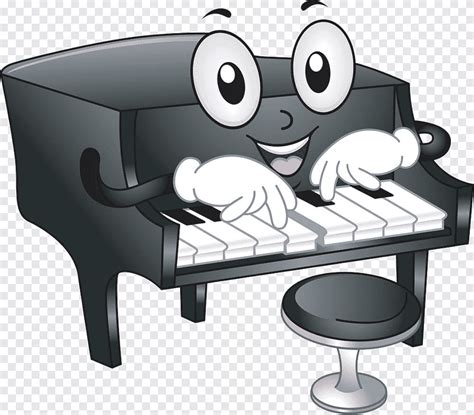 البيانو الكرتون ، الكرتون البيانو الشرير شخصية للرسوم المتحركة زاوية Png