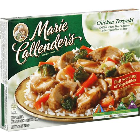 Usually, when i cook, i fix enough to last for at least 4 days, justifiably earning the sarcastic. Marie Callenders Chicken Teriyaki | Frozen Foods | Elmer's ...